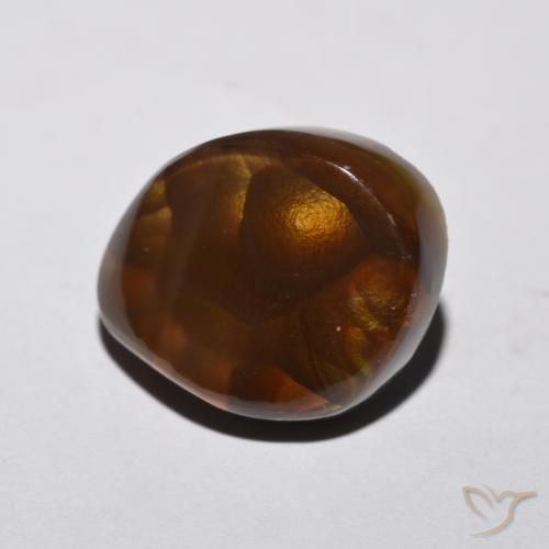 Agate de feu Multicolore naturelle Fantaisie, 8.70 ct, Opaque