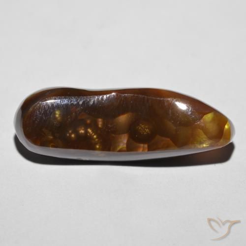8.55ct Naturel Multicolore Agate de feu, Fantaisie, Opaque
