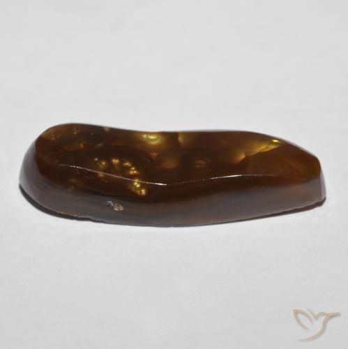 Agate de feu Multicolore naturelle Fantaisie, 8.55 ct, Opaque