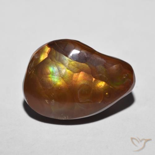 7.28ct Naturel Multicolore Agate de feu, Fantaisie, Opaque