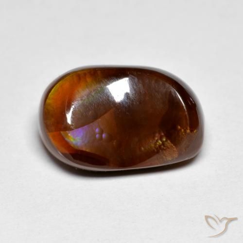 5.66ct Naturel Multicolore Agate de feu, Fantaisie, Opaque