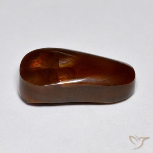 Agate de feu Multicolore naturelle Fantaisie, 7.93 ct, Opaque