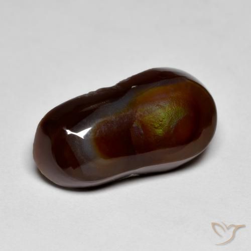 Agate de feu Multicolore naturelle Fantaisie, 8.29 ct, Opaque