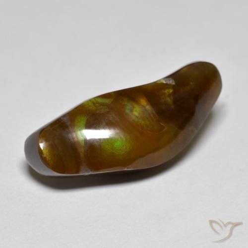 10.15ct Naturel Multicolore Agate de feu, Fantaisie, Opaque