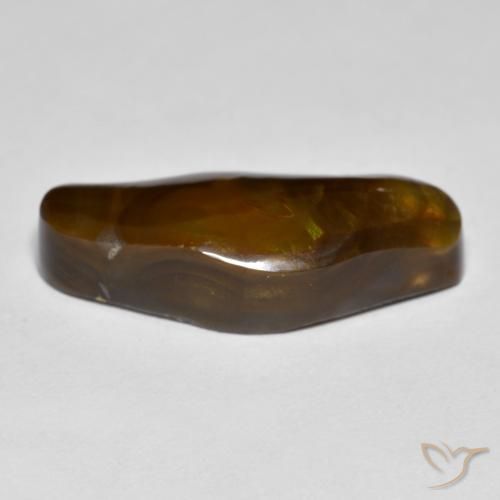 Agate de feu Multicolore naturelle Fantaisie, 10.15 ct, Opaque