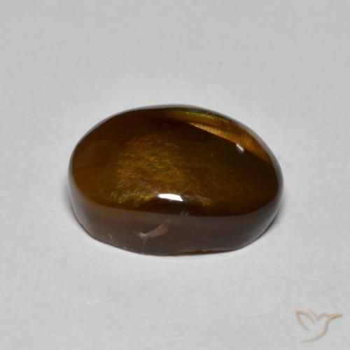 Agate de feu Multicolore naturelle Fantaisie, 4.24 ct, Opaque