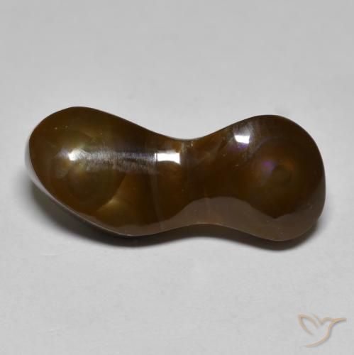 Agate de feu Multicolore naturelle Fantaisie, 8.64 ct, Opaque