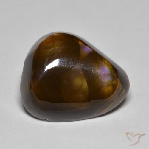 8.88ct Naturel Multicolore Agate de feu, Fantaisie, Opaque