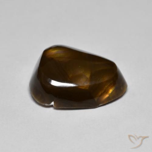 Agate de feu Multicolore naturelle Fantaisie, 8.88 ct, Opaque