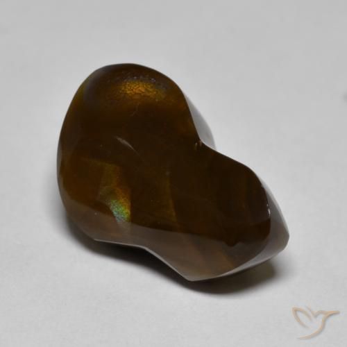 Agate de feu Multicolore naturelle Fantaisie, 9.44 ct, Opaque