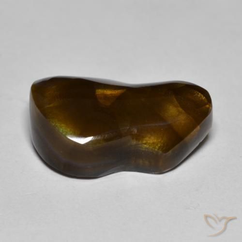 Agate de feu Multicolore naturelle Fantaisie, 9.44 ct, Opaque