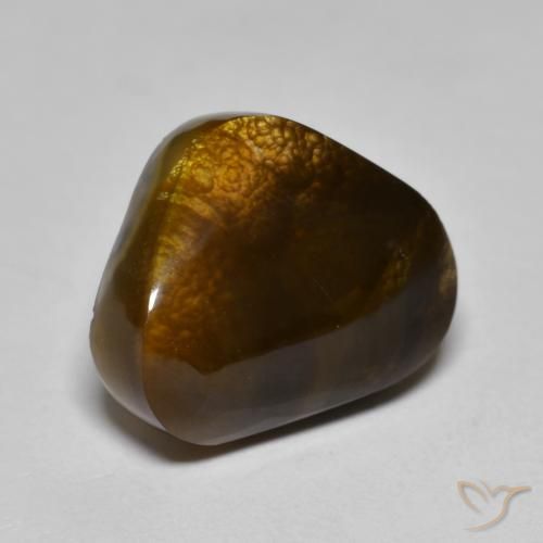 Agate de feu Multicolore naturelle Fantaisie, 9.16 ct, Opaque
