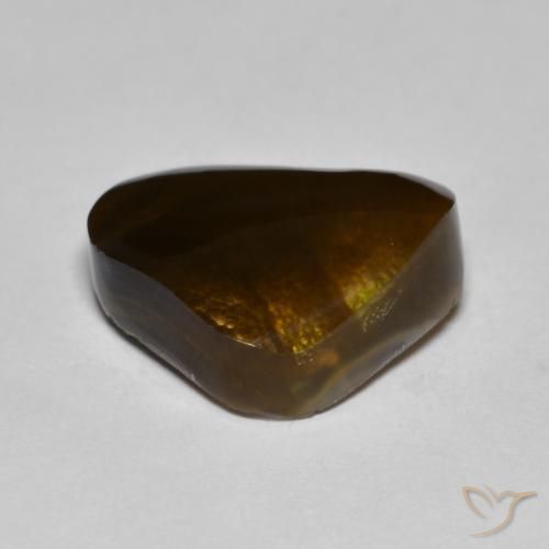 Agate de feu Multicolore naturelle Fantaisie, 9.16 ct, Opaque
