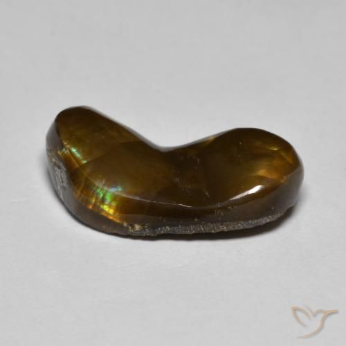 Agate de feu Multicolore naturelle Fantaisie, 6.23 ct, Opaque