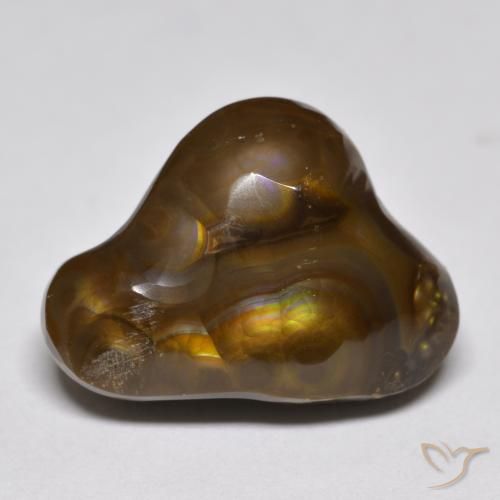 9.86ct Naturel Multicolore Agate de feu, Fantaisie, Opaque