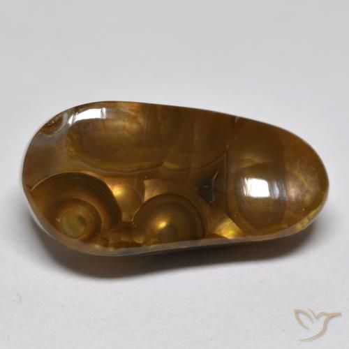 9.59ct Naturel Multicolore Agate de feu, Fantaisie, Translucide