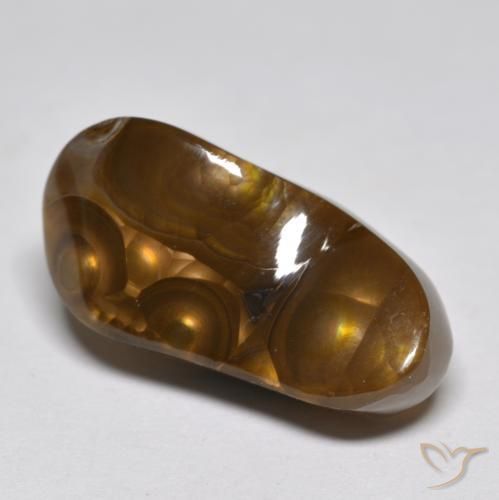 Agate de feu Multicolore naturelle Fantaisie, 9.59 ct, Translucide
