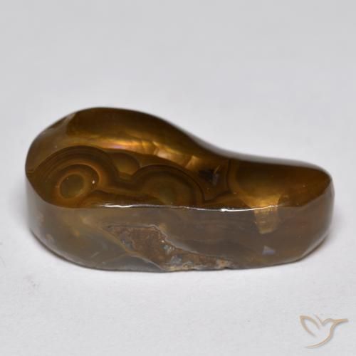 Agate de feu Multicolore naturelle Fantaisie, 9.59 ct, Translucide