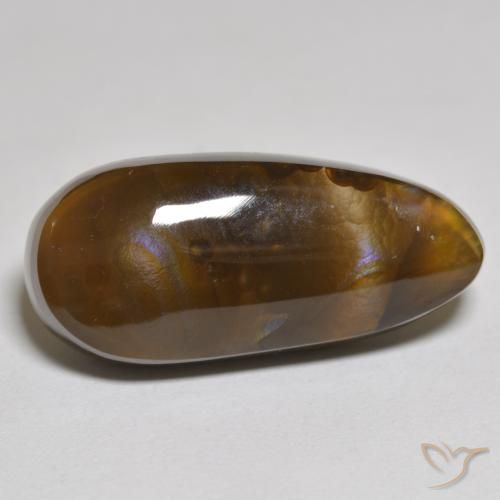 12.71ct Naturel Multicolore Agate de feu, Fantaisie, Opaque
