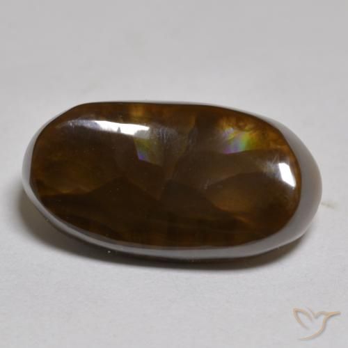 6.13ct Naturel Multicolore Agate de feu, ovale, Opaque