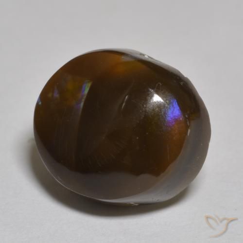 Agate de feu Multicolore naturelle Fantaisie, 5.99 ct, Translucide