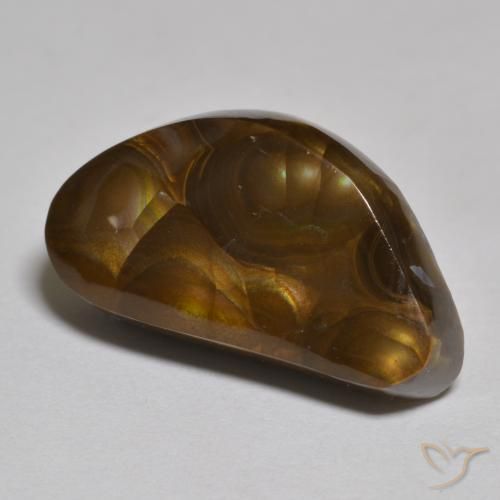 Agate de feu Multicolore naturelle Fantaisie, 8.50 ct, Opaque