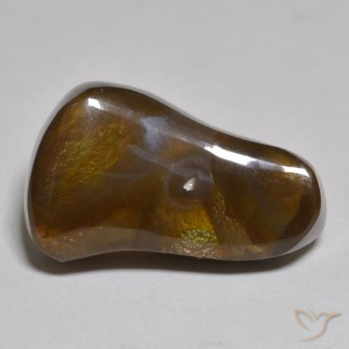 9.77ct Naturel Multicolore Agate de feu, Fantaisie, Translucide