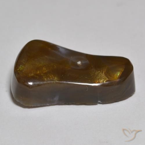 Agate de feu Multicolore naturelle Fantaisie, 9.77 ct, Translucide