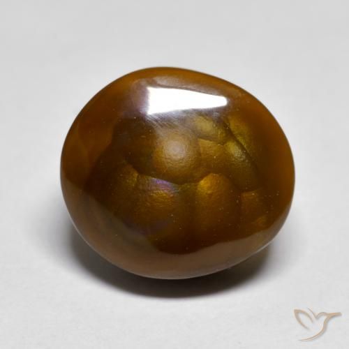 Agate de feu Multicolore naturelle Fantaisie, 7.53 ct, Opaque