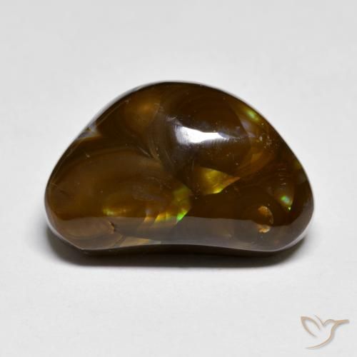 9.39ct Naturel Multicolore Agate de feu, Fantaisie, Opaque