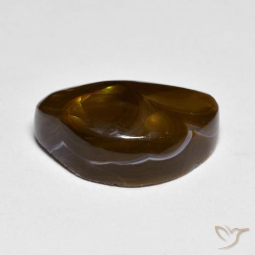 Agate de feu Multicolore naturelle Fantaisie, 9.39 ct, Opaque