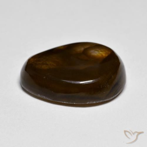 Agate de feu Multicolore naturelle Fantaisie, 9.75 ct, Opaque