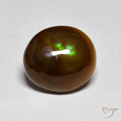 3.31ct Naturel Multicolore Agate de feu, Fantaisie, Opaque