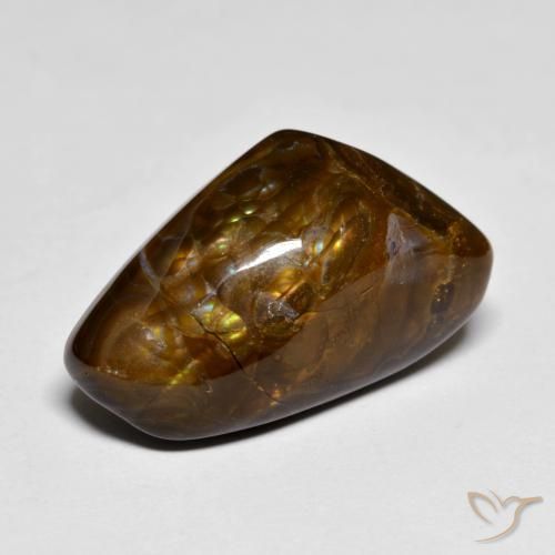 Agate de feu Multicolore naturelle Fantaisie, 9.70 ct, Opaque