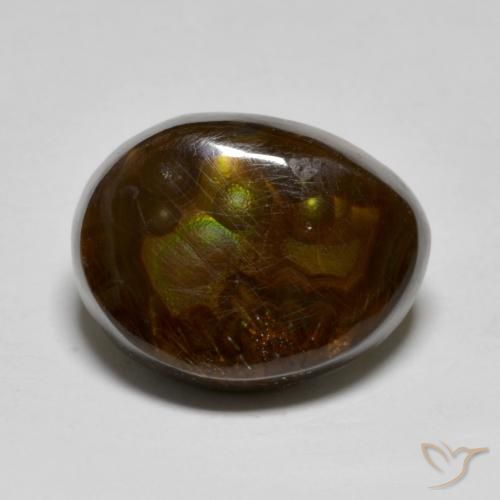 8.25ct Naturel Multicolore Agate de feu, Fantaisie, Translucide