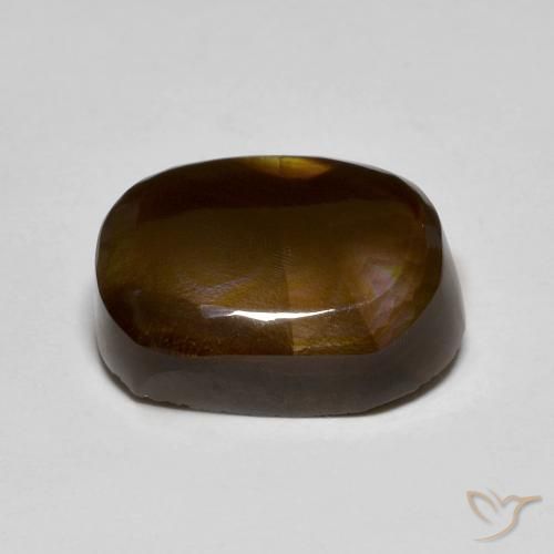 Agate de feu Multicolore naturelle Fantaisie, 6.88 ct, Opaque