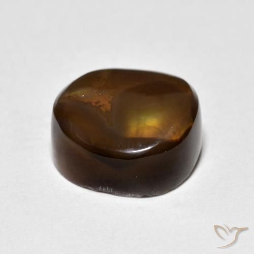 Agate de feu Multicolore naturelle Fantaisie, 4.82 ct, Opaque