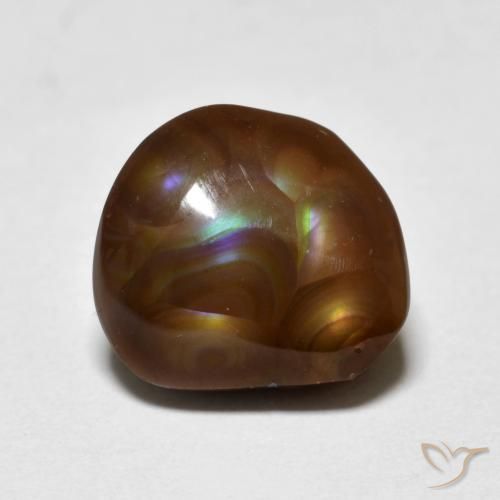 4.71ct Naturel Multicolore Agate de feu, Fantaisie, Opaque
