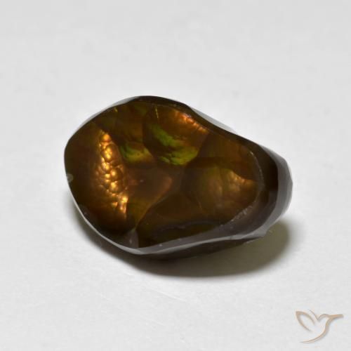 Agate de feu Multicolore naturelle Fantaisie, 4.75 ct, Opaque