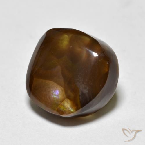 Agate de feu Multicolore naturelle Fantaisie, 5.59 ct, Opaque
