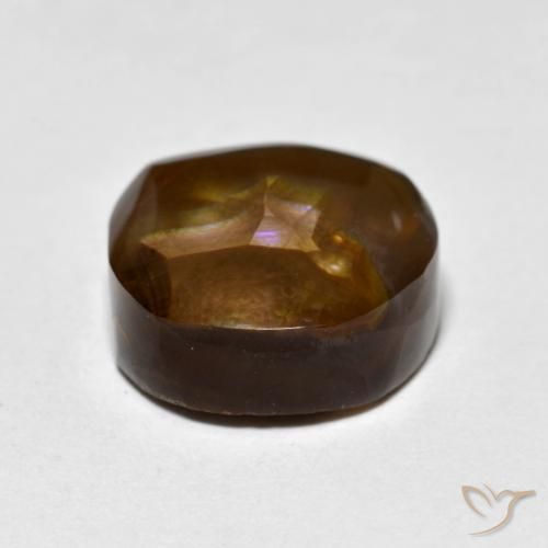 Agate de feu Multicolore naturelle Fantaisie, 5.59 ct, Opaque