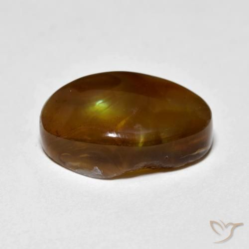 Agate de feu Multicolore naturelle Forme fantaisie, 7.27 ct, Translucide