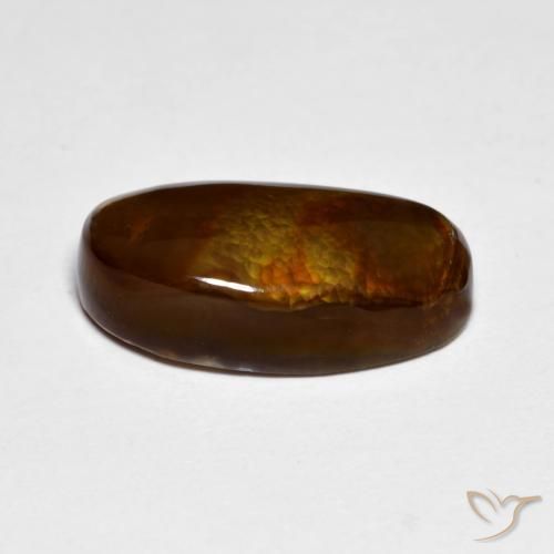 Agate de feu Multicolore naturelle Fantaisie, 5.43 ct, Opaque