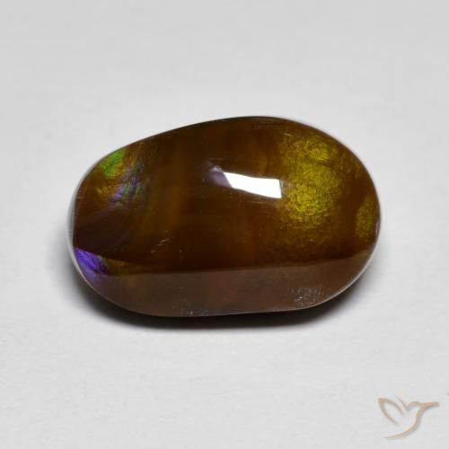 5.66ct Naturel Multicolore Agate de feu, Fantaisie, Opaque