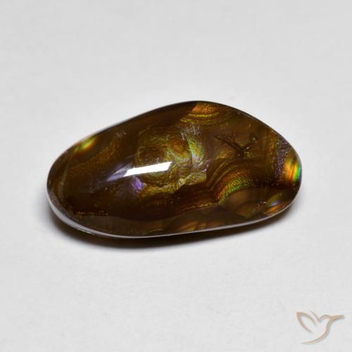 5.83ct Naturel Multicolore Agate de feu, Fantaisie, Opaque