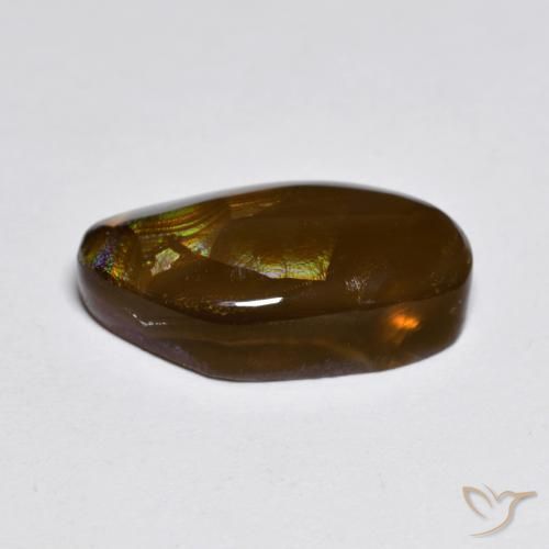 Agate de feu Multicolore naturelle Fantaisie, 5.83 ct, Opaque