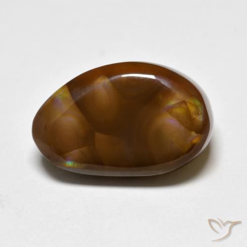 7.33ct Naturel Multicolore Agate de feu, Fantaisie, Opaque