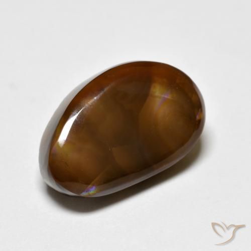 Agate de feu Multicolore naturelle Fantaisie, 7.33 ct, Opaque