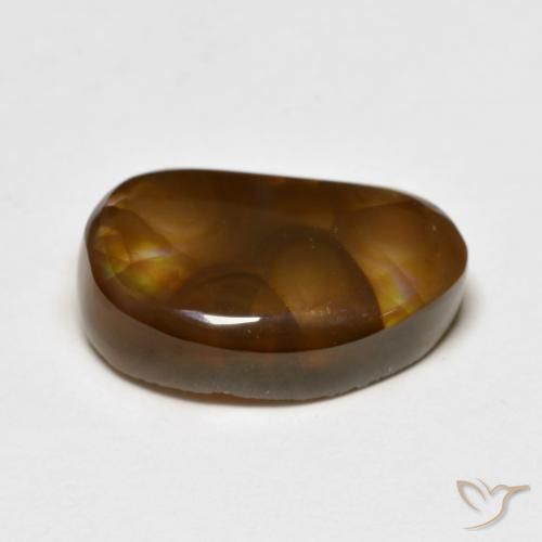 Agate de feu Multicolore naturelle Fantaisie, 7.33 ct, Opaque