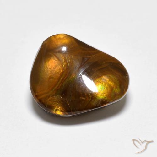 5.03ct Naturel Multicolore Agate de feu, Fantaisie, Opaque